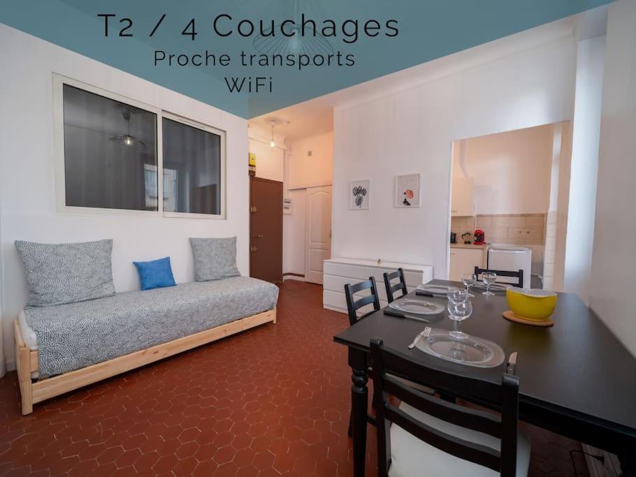 Appartement Tout Equipe 4 Couchages Belle De Mai Marselha Exterior foto